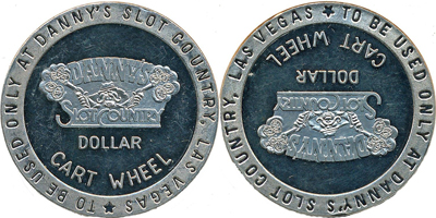 Cart Wheel, coin aligned Token (tDSClvnv-001)